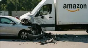 Amazon injury accident cases delivery vehicle accident