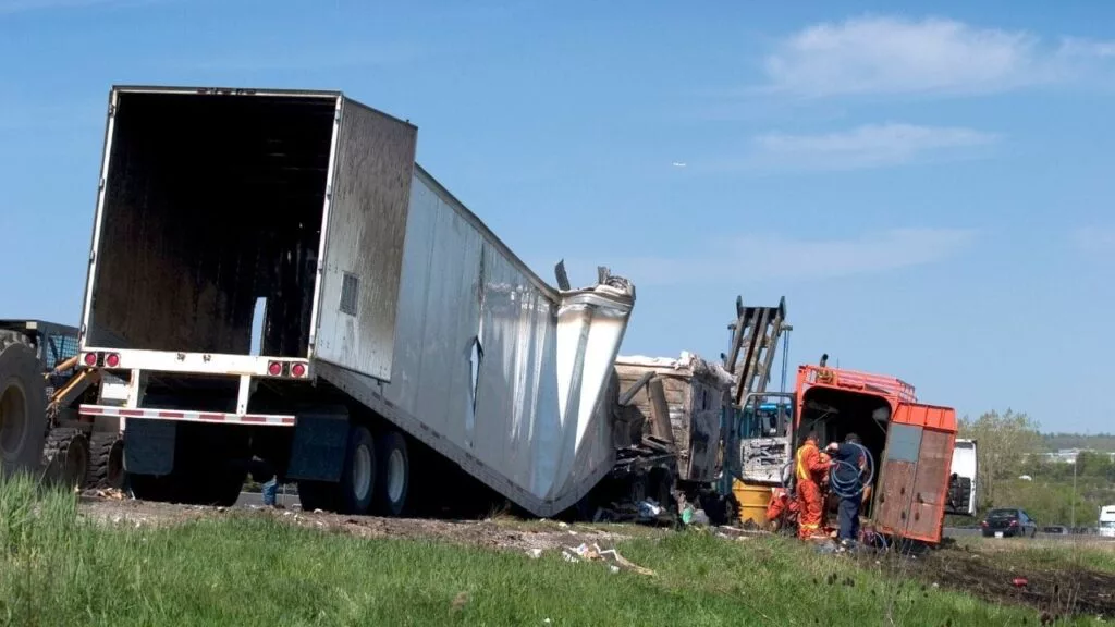 Top causes of big truck accidents