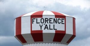April 22, 2026 | Florence Kentucky Car Accident Lawyer Water tower with 'florence y'all' sign