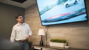 March 28, 2026 | Workers’ Compensation Claims and Second Jobs Attorney terry goodspeed presenting video in office setting.