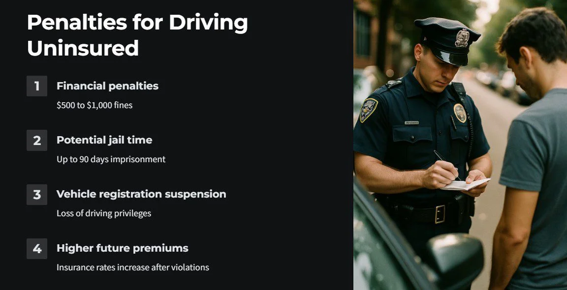 Driver reviewing insurance information after an accident