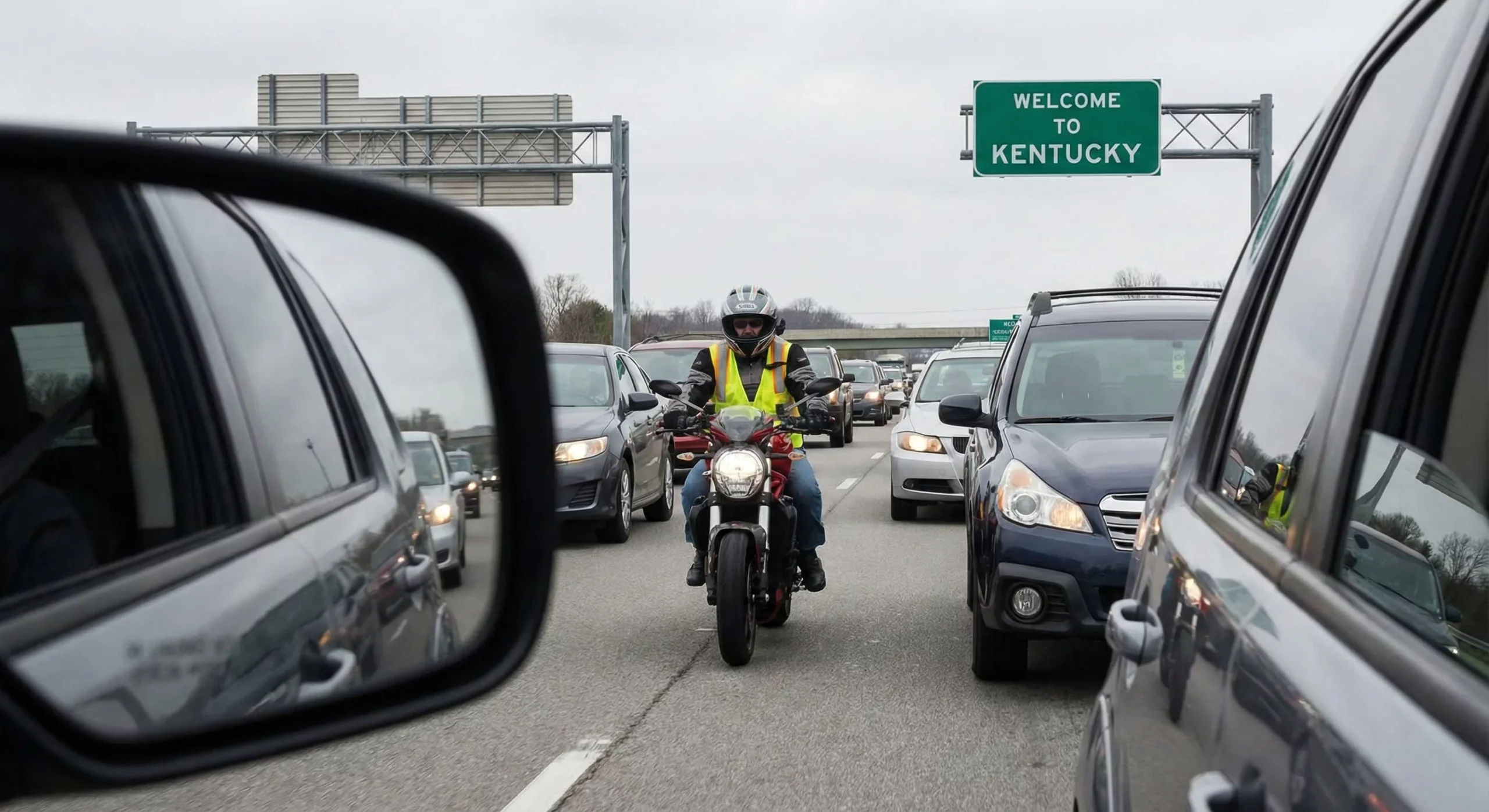 Kentucky motorcycle accident attorney — lane splitting laws
