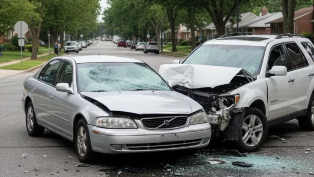 Car-accident-scene-1 sam aguiar injury lawyers