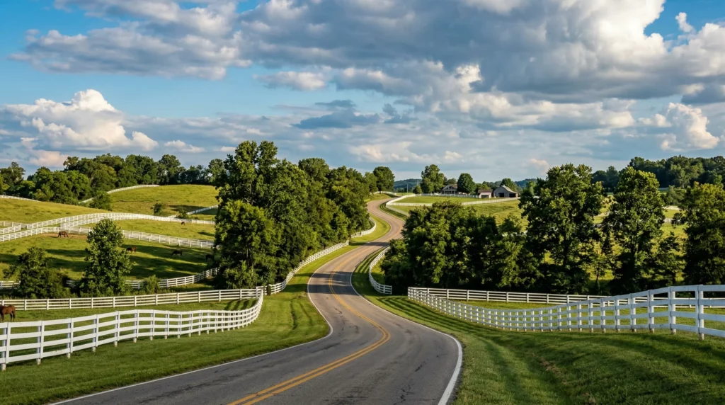 Rural highway in Kentucky
