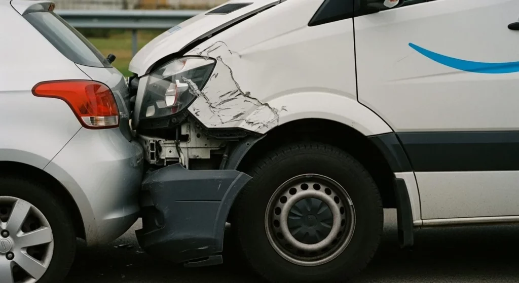 Amazon delivery truck accident injuries