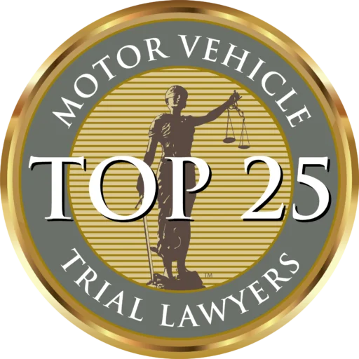 Motor vehicle trial lawyers top 25