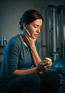 March 28, 2026 | Criminal vs. Civil Assault and Battery Cases Person contemplating medication for pain.