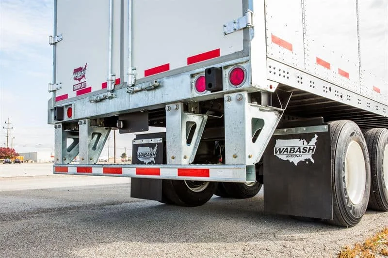 Truck underride crash accident scene on kentucky highway