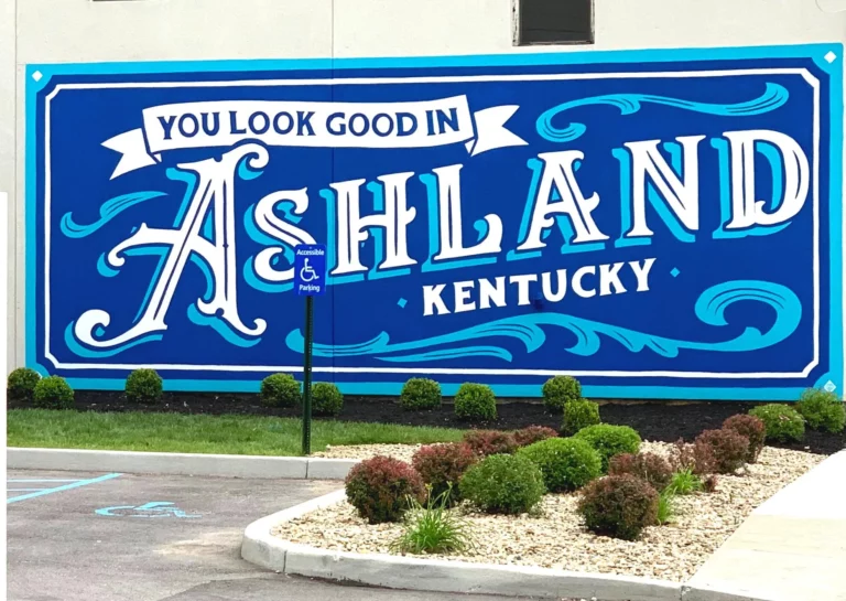 Welcome to ashland kentucky city sign