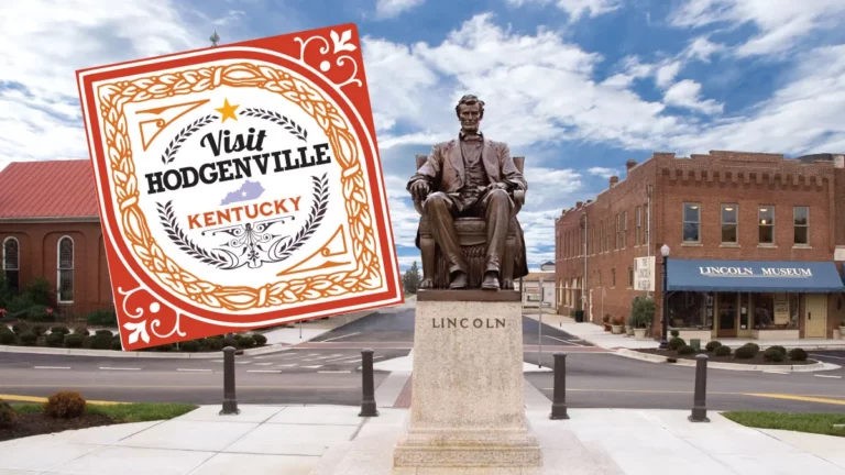Welcome to hodgenville kentucky city sign
