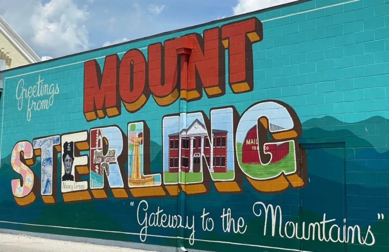 Welcome to mt sterling kentucky city sign