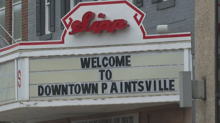 Welcome to paintsville kentucky city sign
