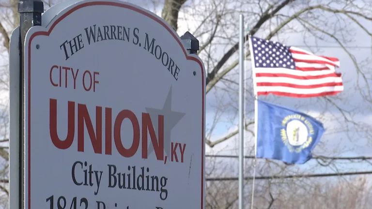 Welcome to union kentucky city sign