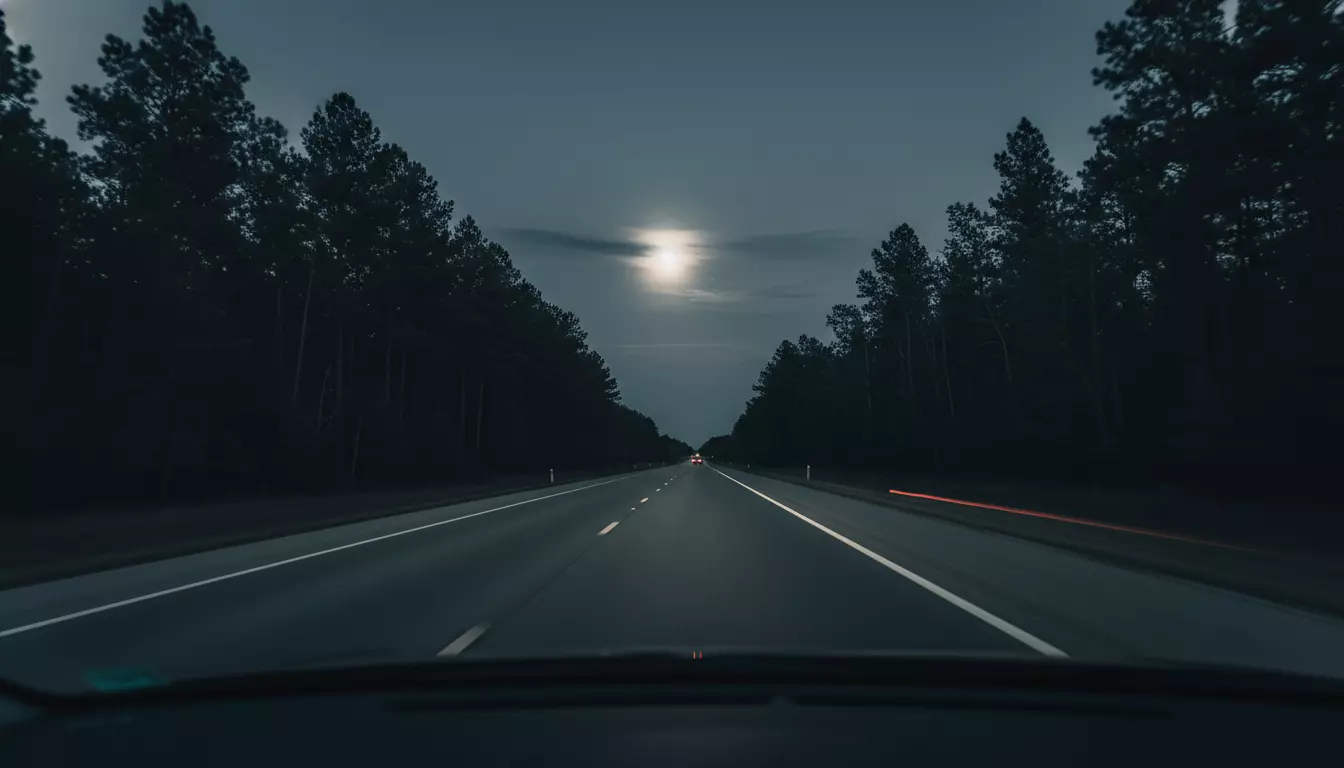 Drowsy driving accident kentucky highway at night