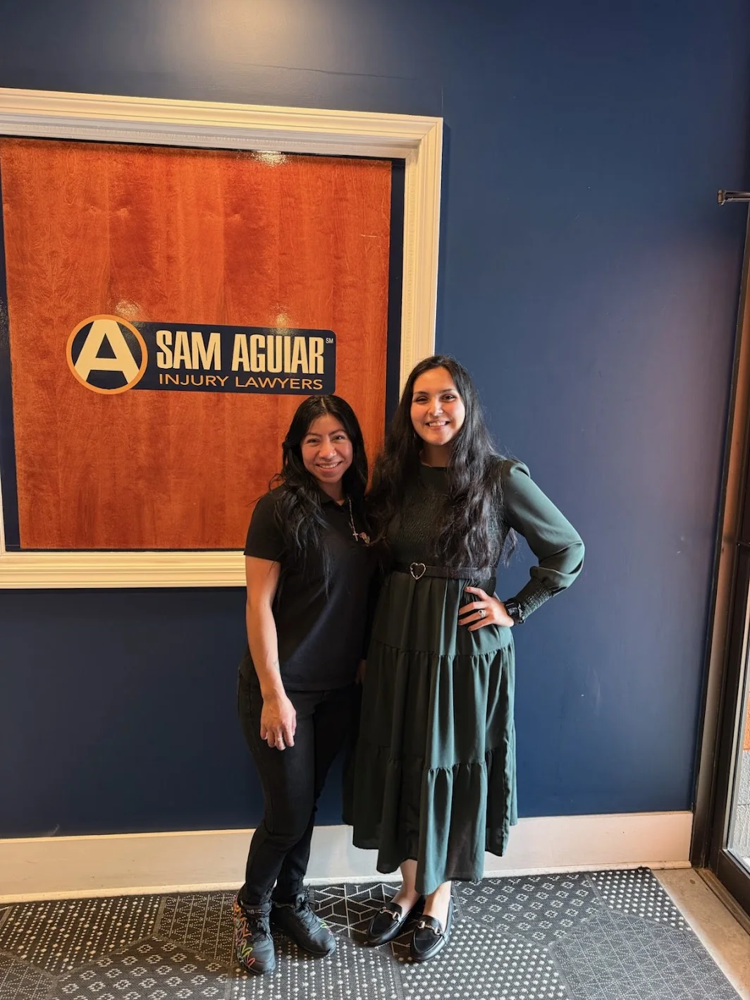 Sam aguiar injury lawyers client
