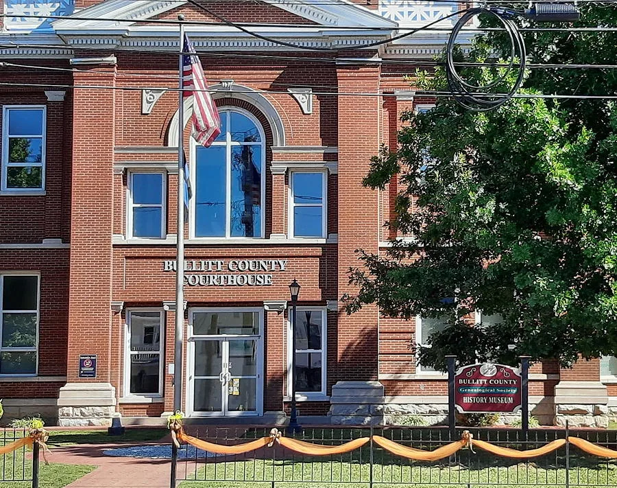 Bullitt county courthouse in shepherdsville, kentucky