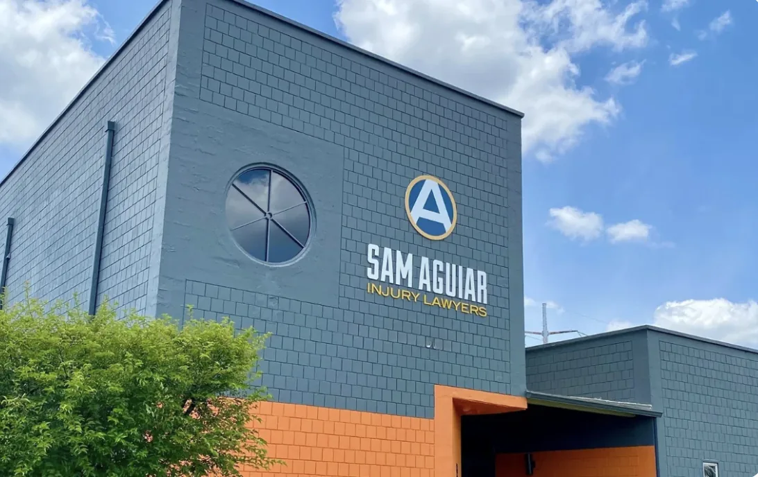 Sam Aguiar Injury Lawyers office exterior in Louisville