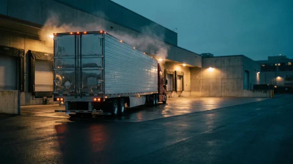Rear Collision Warning Lights on Trucks