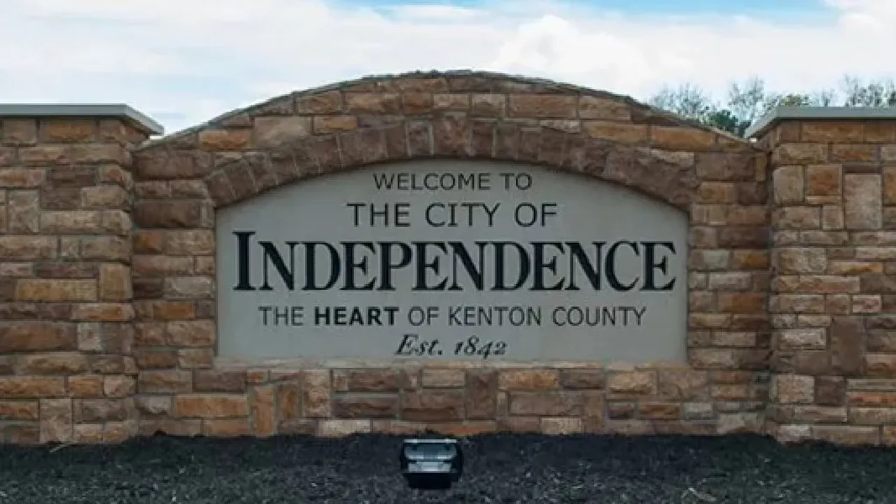 Independence Kentucky city sign
